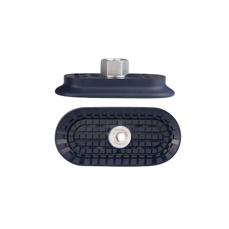 Fipa Flat vacuum cup oval 105x50 mm, NBR blue, fitting G3/8-female 130.105x50.166.1